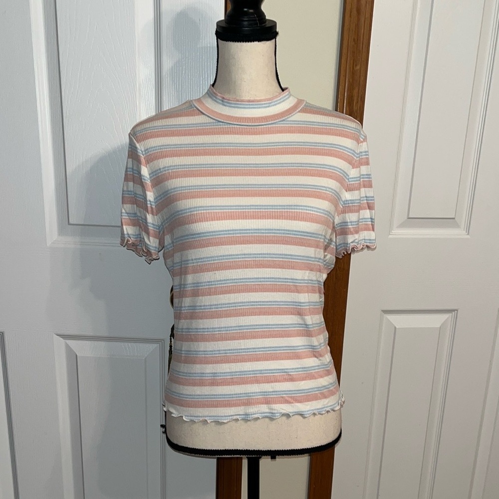 Candie’s Pastel Striped T-Shirt